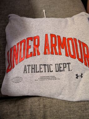 Under Armour Gray Hoodie with Black Trim